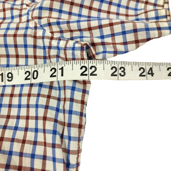 Olzen Men’s Plaid Buttoned Short Sleeve Shirt - Picture 6 of 9